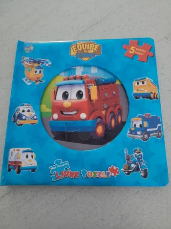 Livre puzzle l'équipe de secours