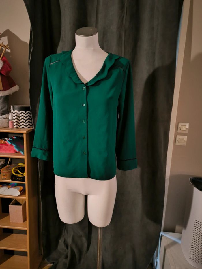 Chemisier vert Noémie & co taille S