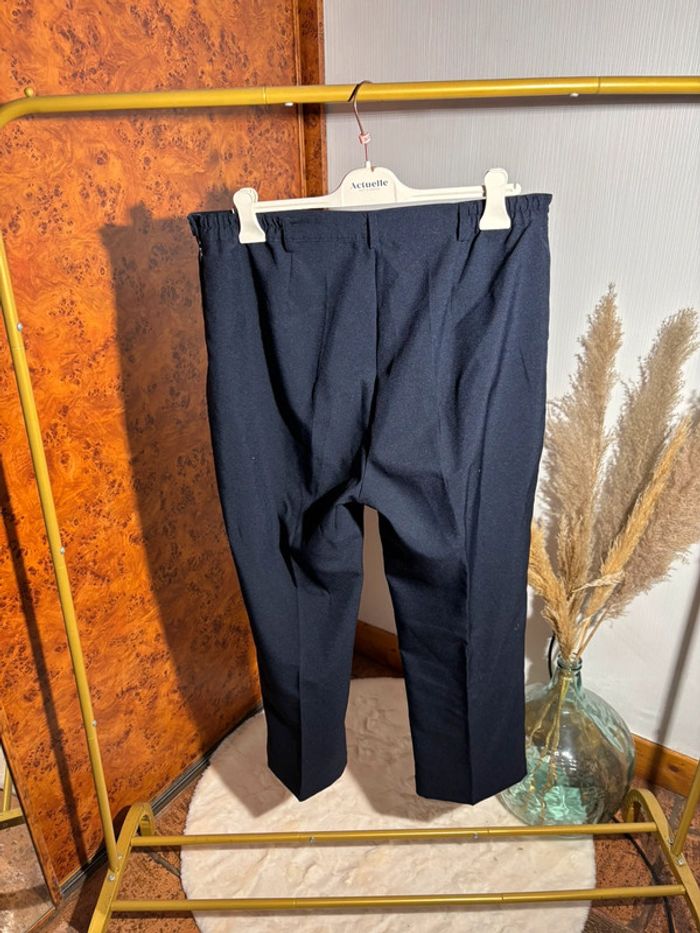 Pantalon Bleu Bonheur - Taille 48 - Élégance Grande Taille - photo numéro 2