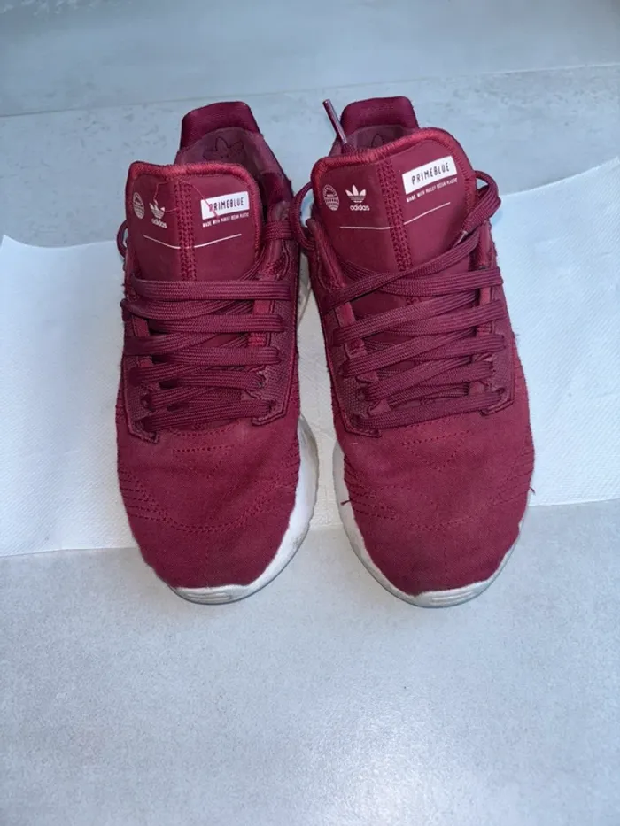 Baskets adidas bordeaux 37 1/3 - photo numéro 2