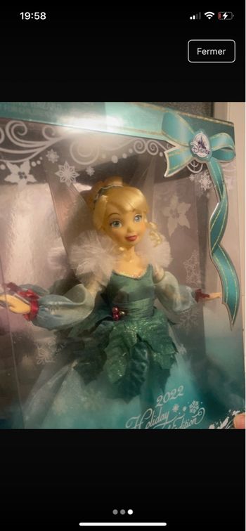 Poupée la fée clochette Disney store