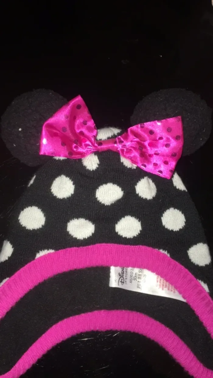 Bonnet minnie Disney store Disneyland 50cm xxs xs Disneyland Paris bonnet - photo numéro 2