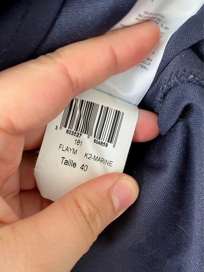 Robe Kookai bleue à motifs blancs 40 - photo numéro 4