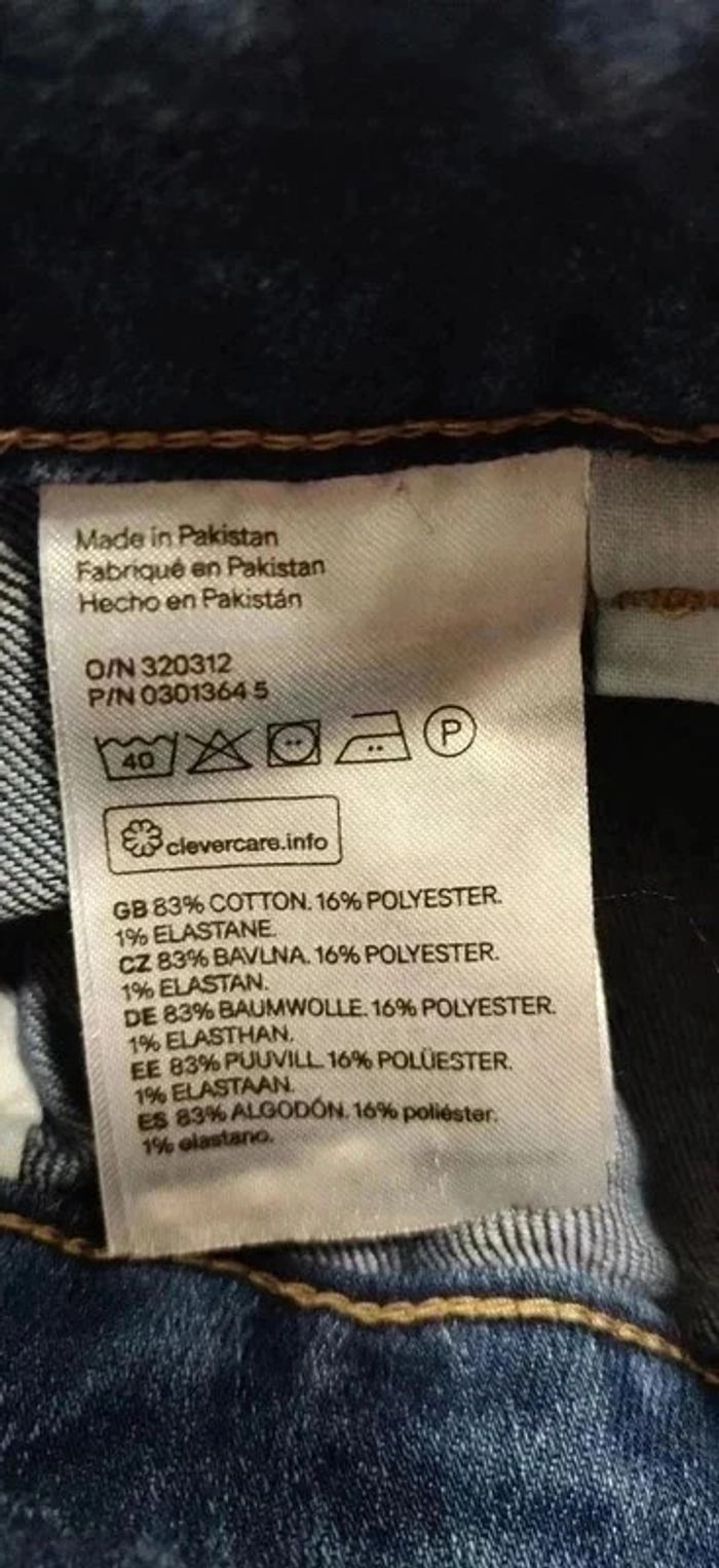 Short en jean bleu H&M 34 - photo numéro 4