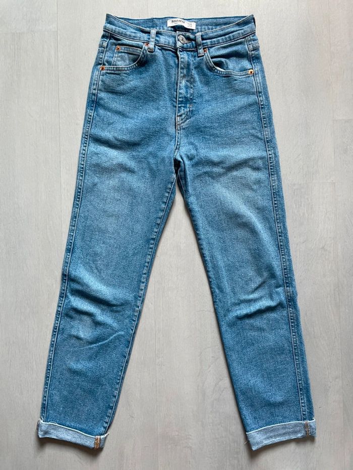 Jean droit taille haute Pull&Bear - T36