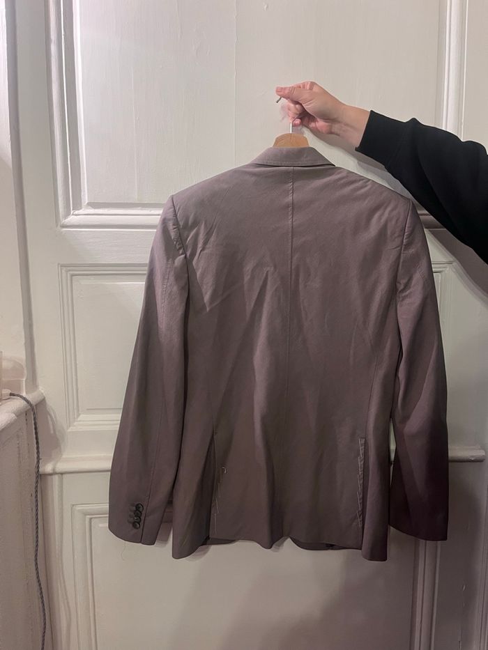 blazer gris/ mauve - photo numéro 7