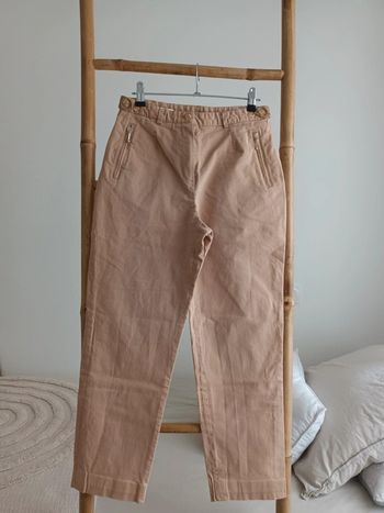 Pantalon chino beige camel Anne Weyburn