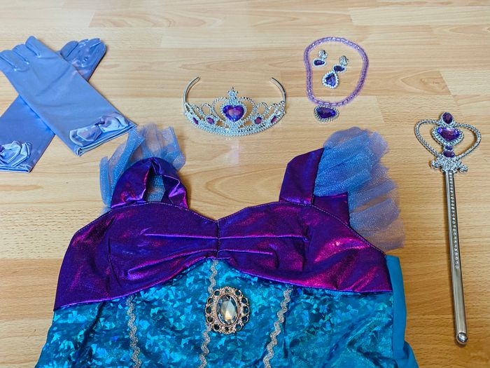 Déguisement sirène Turquoise 6ans - photo numéro 4