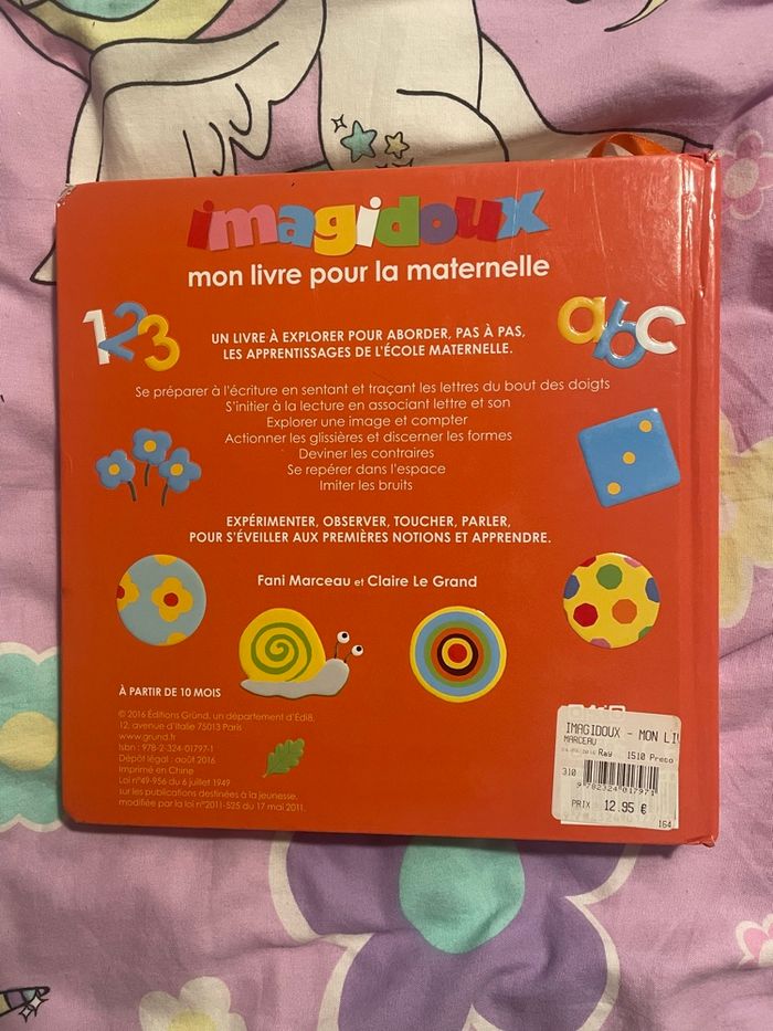 Livre « imagidoux » mon livre pour la maternelle > dès 10 mois > édition Grund - photo numéro 3