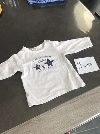 Teeshirt manches longues étoiles