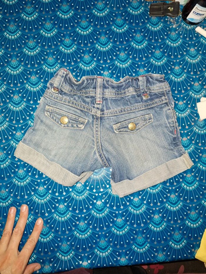 Short bleu 2 ans réglable - photo numéro 2