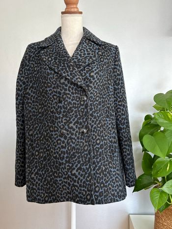 Manteau Caroll - Motifs léopard