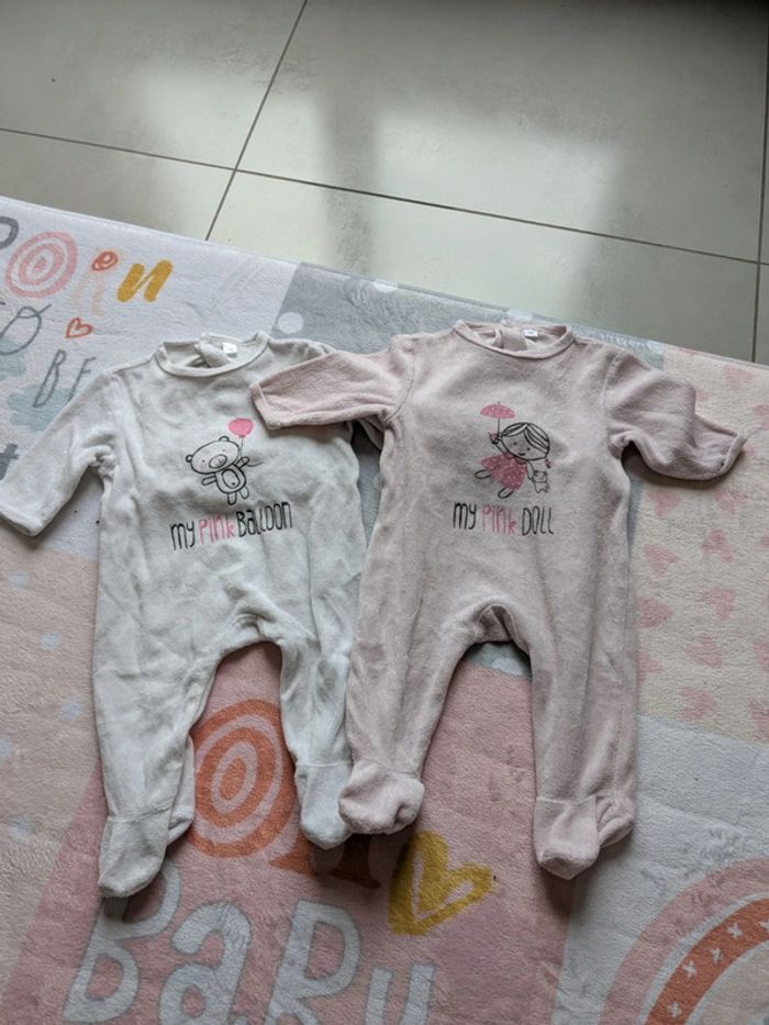 Lot de 2 pyjamas 3 mois