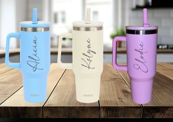 Grande gourde en acier inoxydable personnalisée