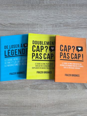 Trio de livres Frazer brookes