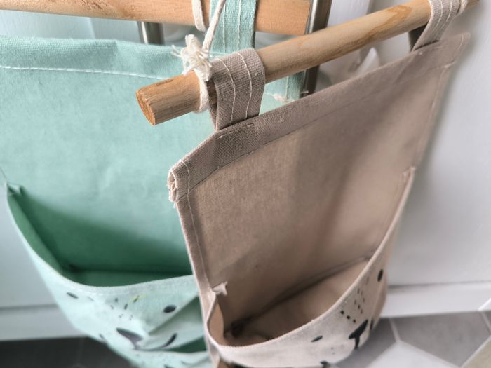 2 sacs rangement suspendu murale - photo numéro 2