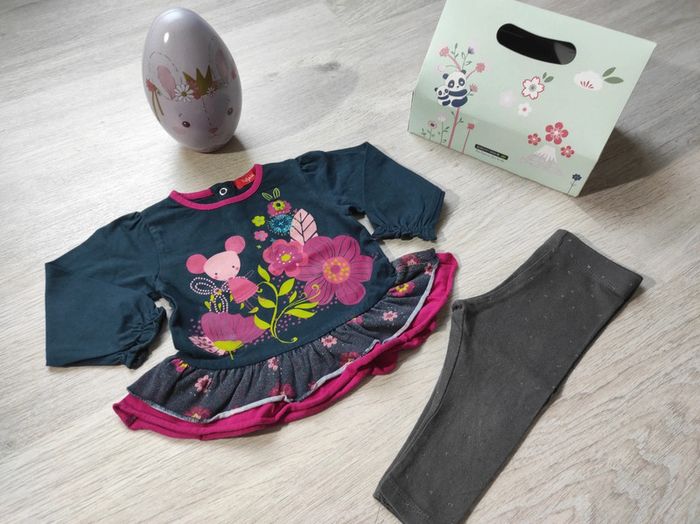 Ensemble tunique et legging 12 mois