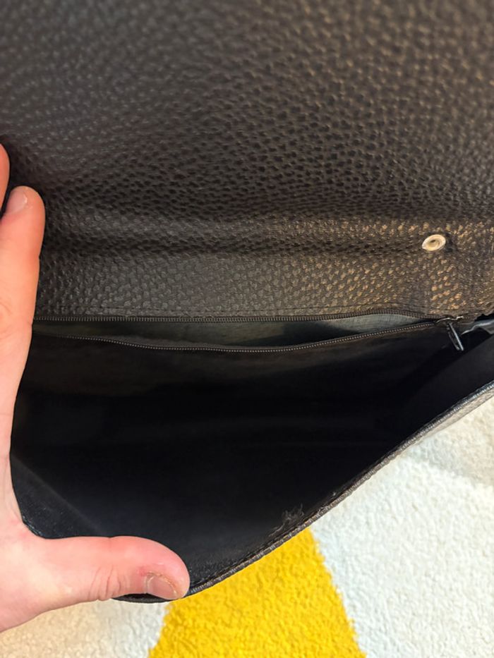 Cartable en cuir noir Paquetage - photo numéro 4