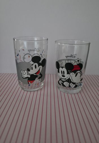 2 verres Disney Mickey