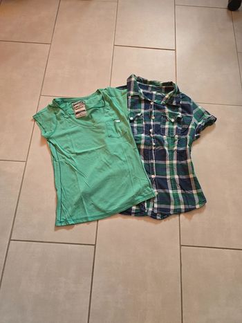 Lot chemise et tee-shirt