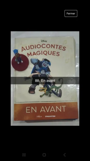 No88 audioconte Magique disney deagostini livre+figurine audio conte compte