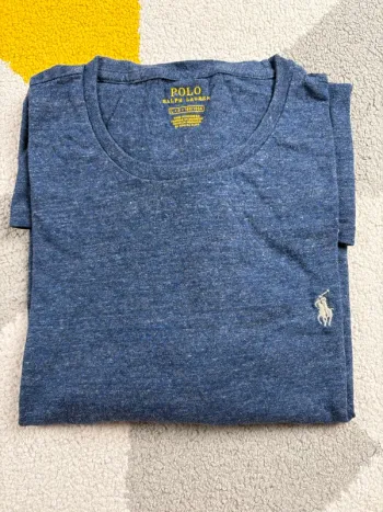 Tee-shirt à manches longues Polo Ralph Lauren | Bleu chiné | Taille L