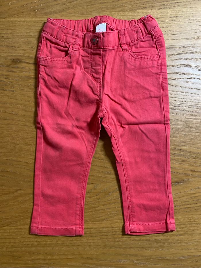 Baby Club Pantalon rose foncé Taille 18 mois - photo numéro 2