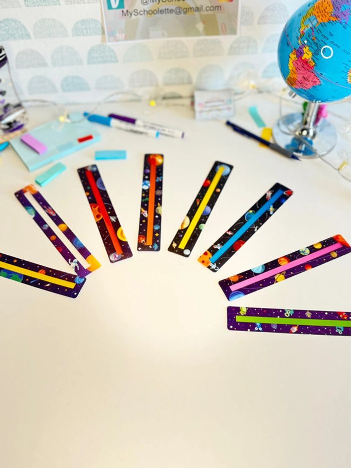 lot de 8 bandelettes de lecture - Motifs Garçon - photo numéro 3