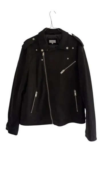 Veste perfecto effet daim Jules XL