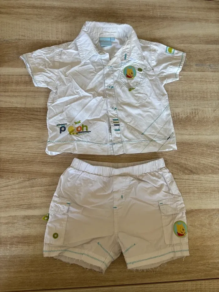 Chemise + short Winnie l’ourson