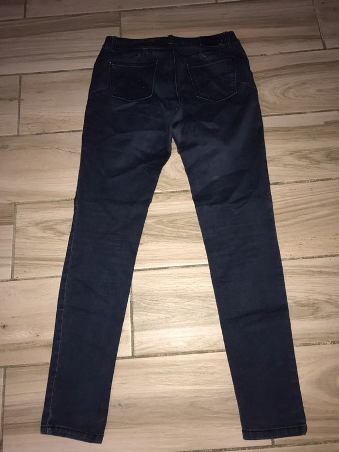 Pantalon bleu gris camaïeu 40 - photo numéro 8