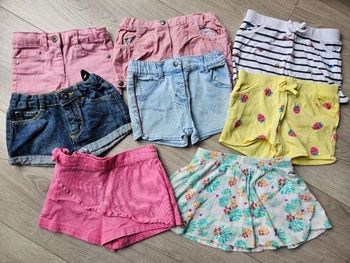 Lot de 8 short 2ans