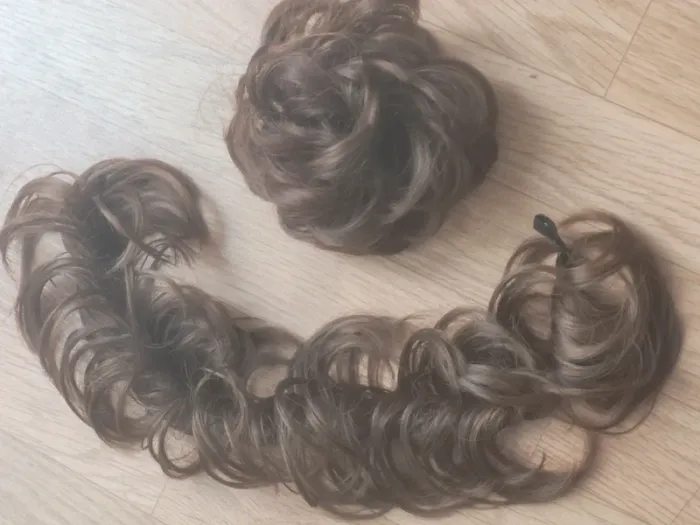 Extensions cheveux chignon marron chatain - photo numéro 5