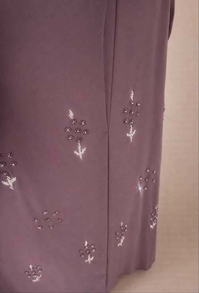 Abaya Dubai bleue avec châle assorti – neuve ✨ - photo numéro 2