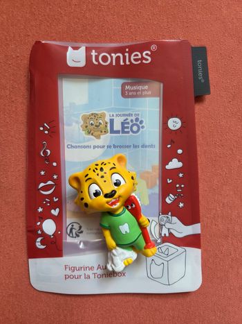 Figurine Tonie La journée de Leo chansons pour se brosser les dents Toniebox très bon etat