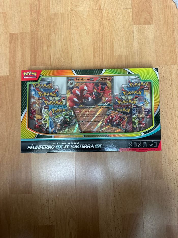 Coffret Pokémon Félinferno & Torterra-EX – Scellé / Neuf