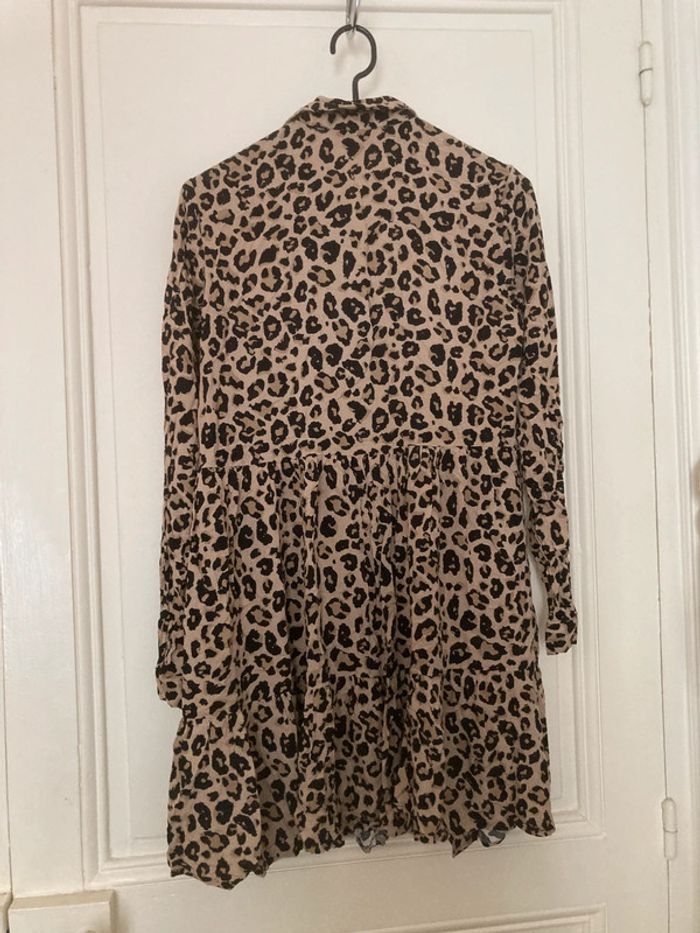 Robe chemise léopard Stradivarius – Taille S - photo numéro 6