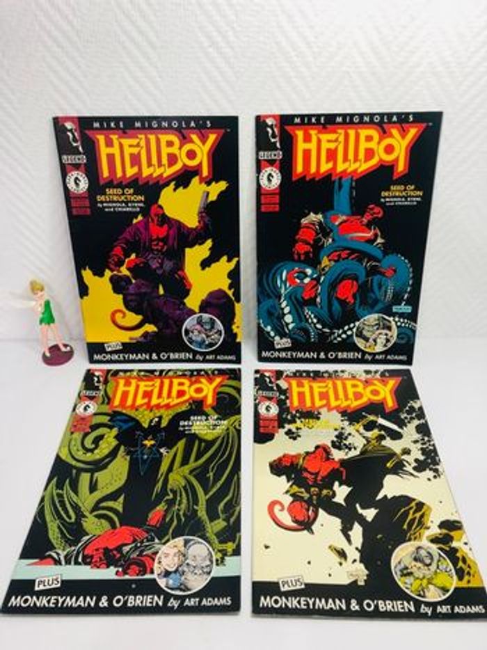 Hellboy Seed of Destruction 1,2,3,4 en anglais