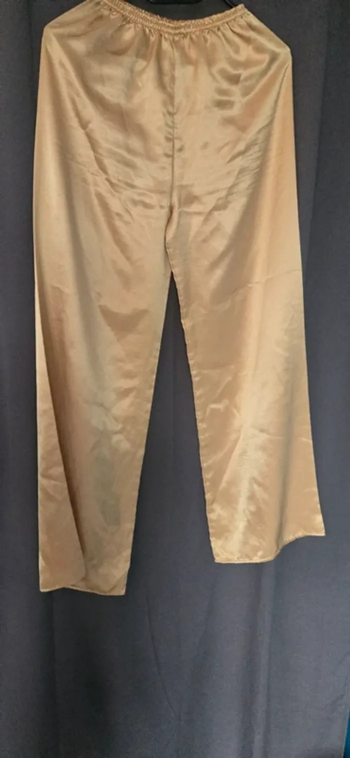Bas de pyjama effet soie S