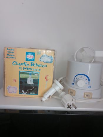 Chauffe biberon 2en1 Auto et Maison et chauffe petits pots