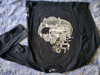 T-shirt manche longue noire