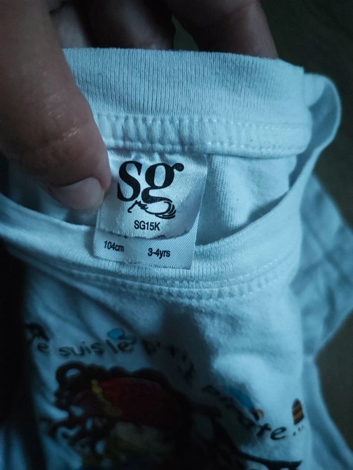 Tee-shirt garçon S&G 4 ans motif pirate (78) - photo numéro 2