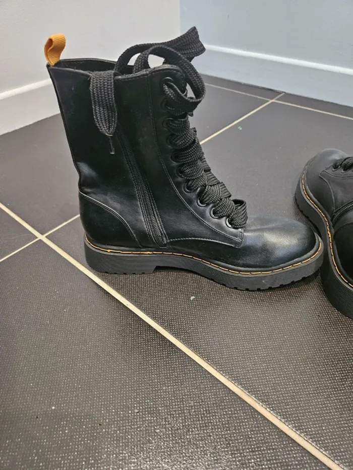 Bottines à lacet t37 - photo numéro 2