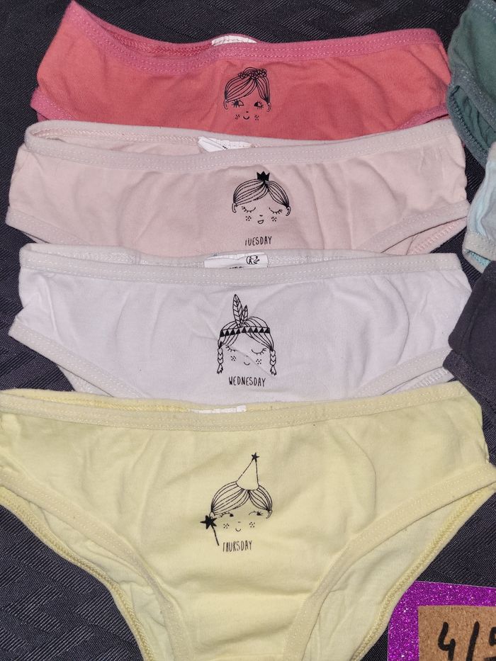 Lot 7 culottes jour de semaine - photo numéro 2