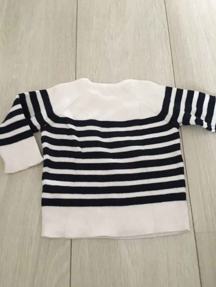 Pull marinière vertbaudet 6 mois - photo numéro 5