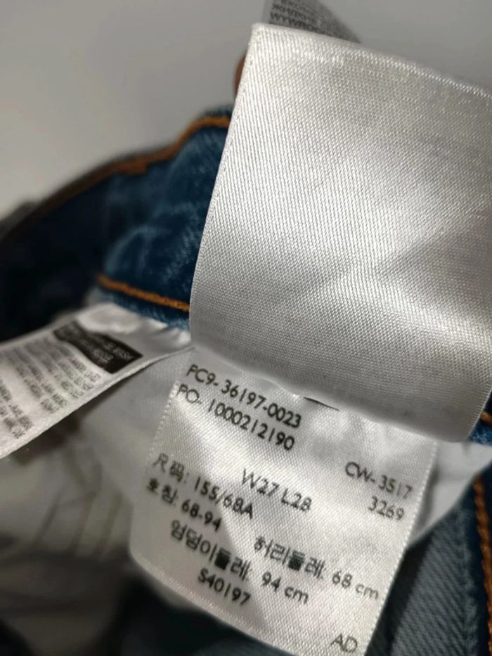 C6 jeans bleu Levi's 27 - photo numéro 4