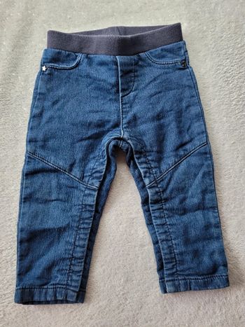 Jean souple taille élastique 12 mois