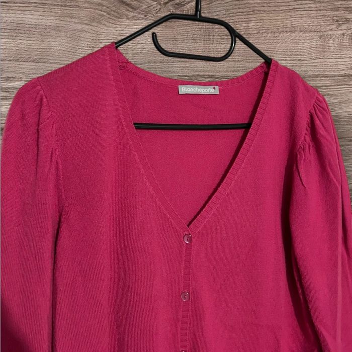 Pull rose col V, Blancheporte - 38/M - photo numéro 2