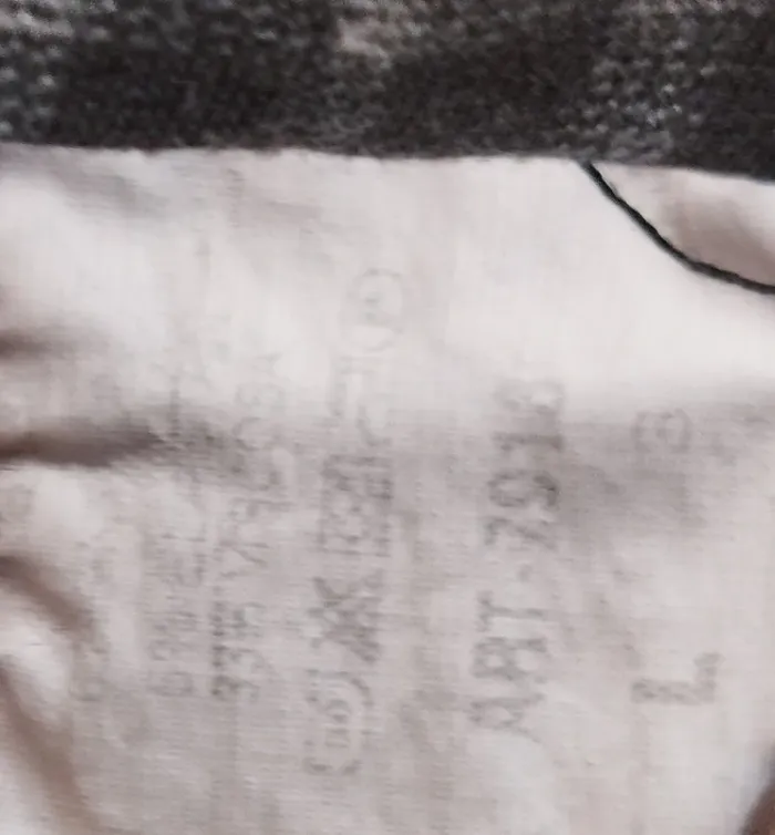 Pantalon noir à carreaux gris Italian Style taille 40 - photo numéro 5