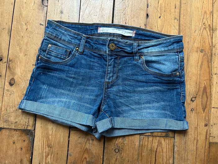 Short en jeans avec revers 36 J.Jeans Jennyfer - photo numéro 1